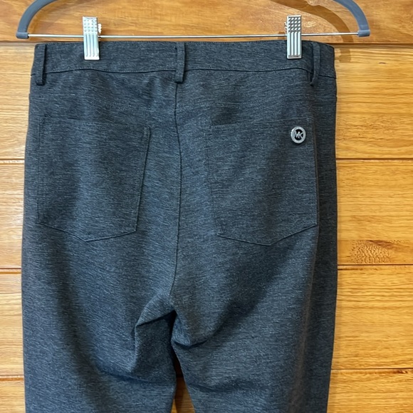 MK stretch dress pants / ankle crop / tapered leg - Picture 3 of 5